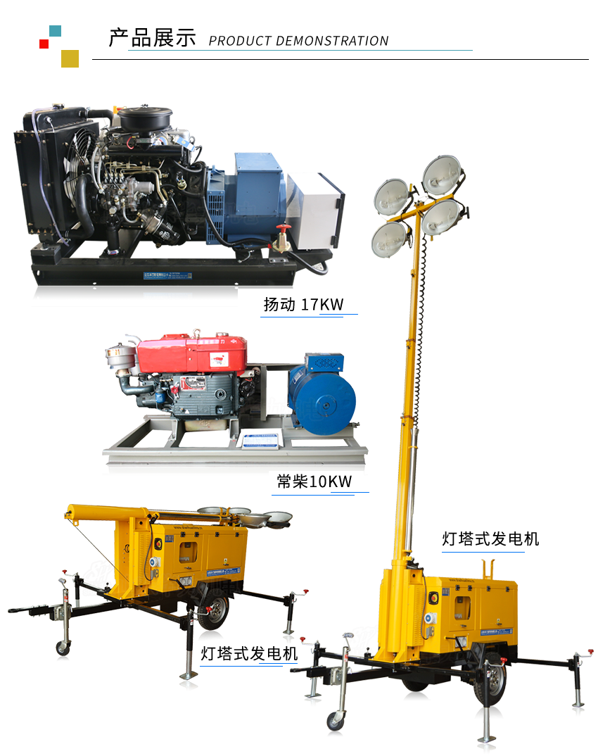 發(fā)電機(jī)產(chǎn)品展示 \